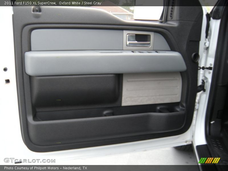 Oxford White / Steel Gray 2011 Ford F150 XL SuperCrew