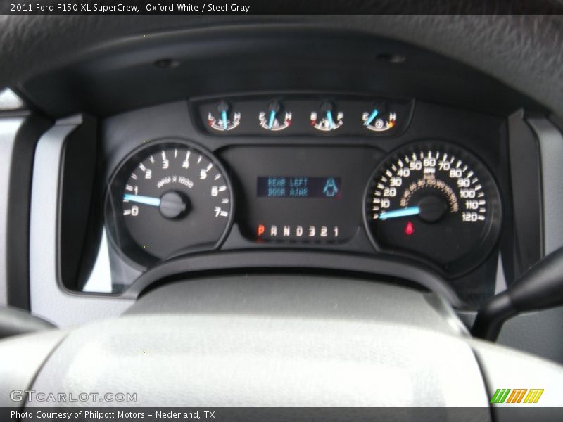 Oxford White / Steel Gray 2011 Ford F150 XL SuperCrew