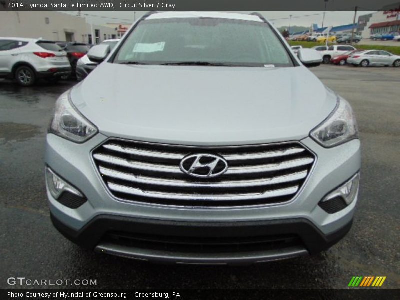 Circuit Silver / Gray 2014 Hyundai Santa Fe Limited AWD