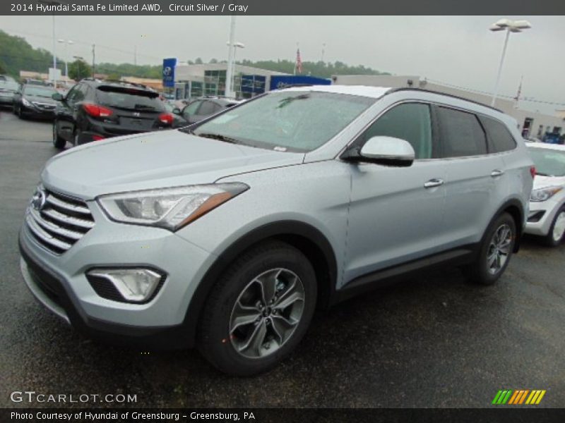Circuit Silver / Gray 2014 Hyundai Santa Fe Limited AWD