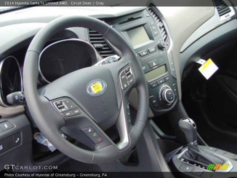 Circuit Silver / Gray 2014 Hyundai Santa Fe Limited AWD