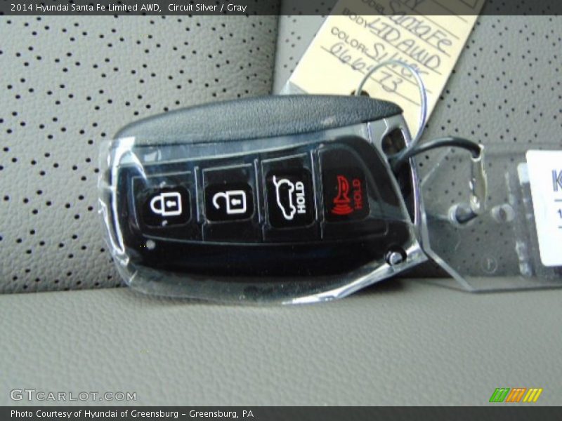 Circuit Silver / Gray 2014 Hyundai Santa Fe Limited AWD