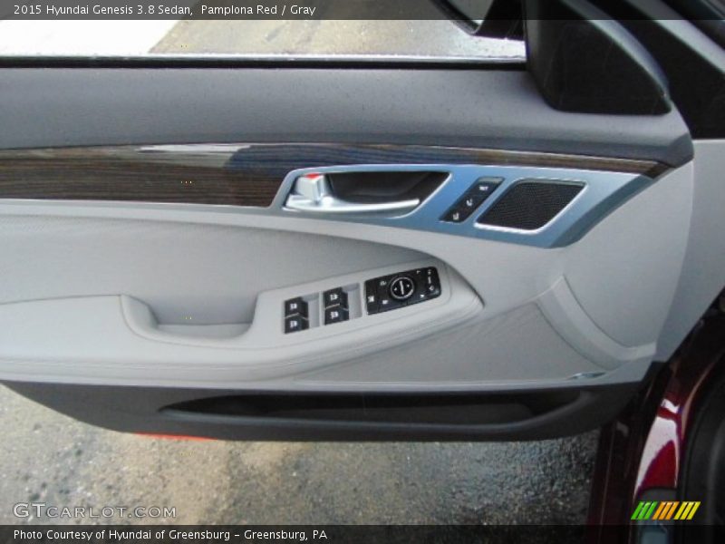 Pamplona Red / Gray 2015 Hyundai Genesis 3.8 Sedan