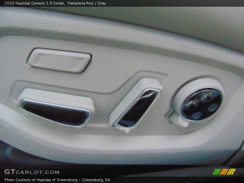 Pamplona Red / Gray 2015 Hyundai Genesis 3.8 Sedan