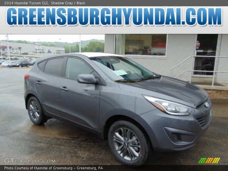 Shadow Gray / Black 2014 Hyundai Tucson GLS