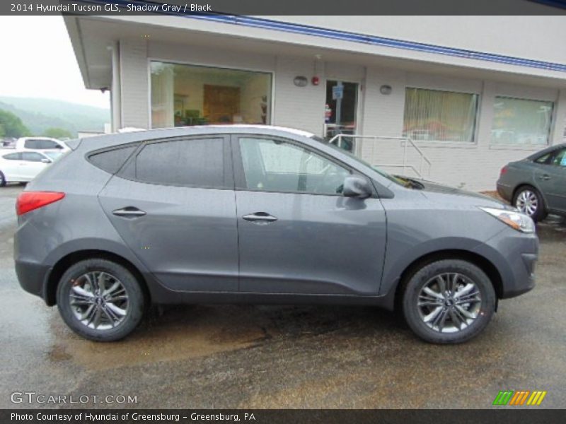 Shadow Gray / Black 2014 Hyundai Tucson GLS