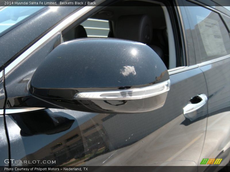 Becketts Black / Black 2014 Hyundai Santa Fe Limited