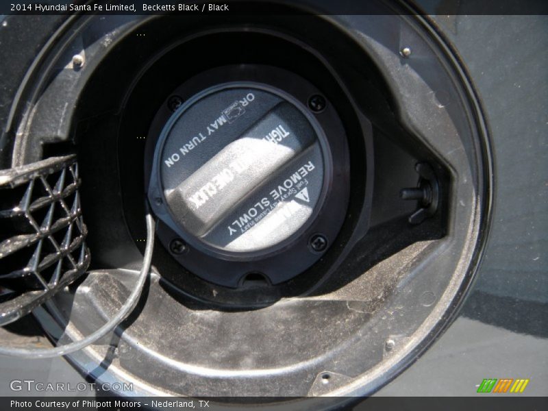 Becketts Black / Black 2014 Hyundai Santa Fe Limited