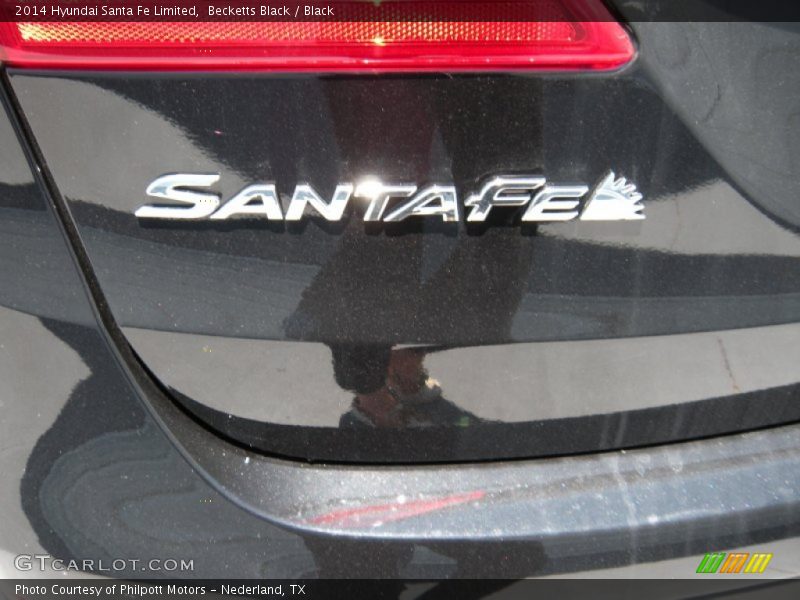 Becketts Black / Black 2014 Hyundai Santa Fe Limited