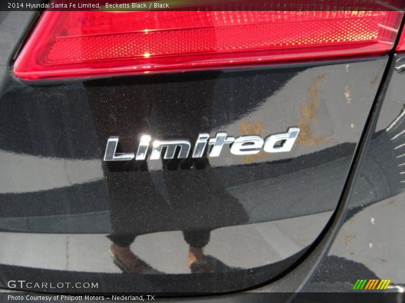 Becketts Black / Black 2014 Hyundai Santa Fe Limited