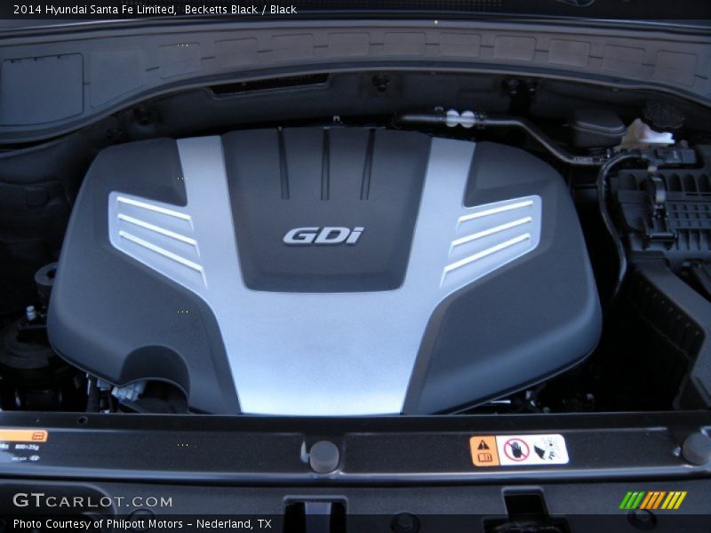 Becketts Black / Black 2014 Hyundai Santa Fe Limited
