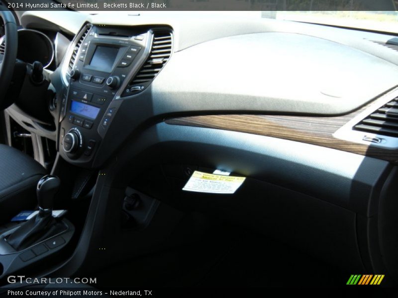 Becketts Black / Black 2014 Hyundai Santa Fe Limited