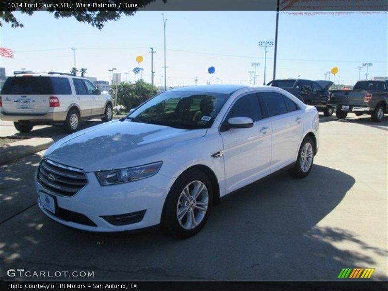 White Platinum / Dune 2014 Ford Taurus SEL