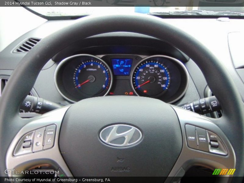Shadow Gray / Black 2014 Hyundai Tucson GLS