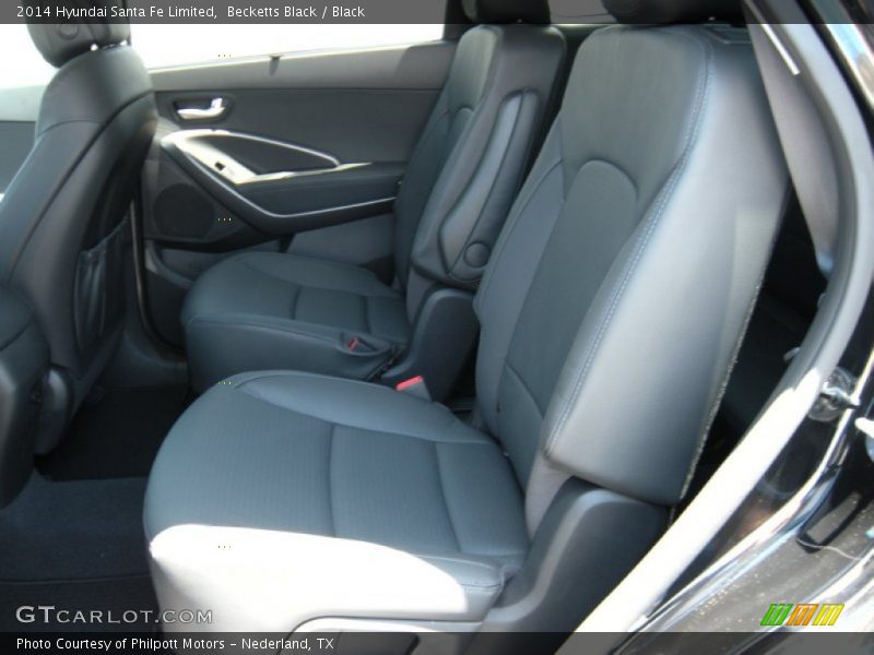 Becketts Black / Black 2014 Hyundai Santa Fe Limited