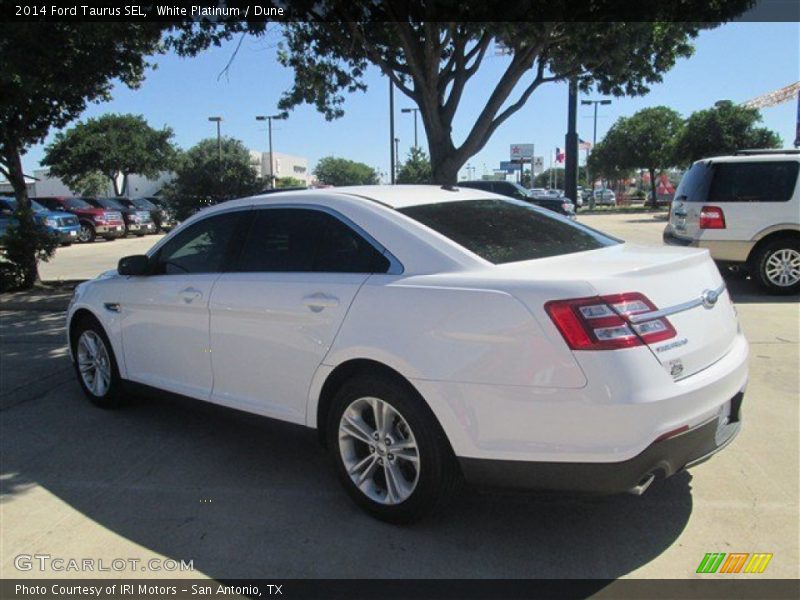 White Platinum / Dune 2014 Ford Taurus SEL