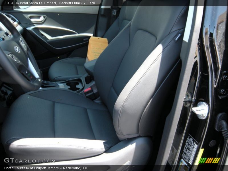 Becketts Black / Black 2014 Hyundai Santa Fe Limited
