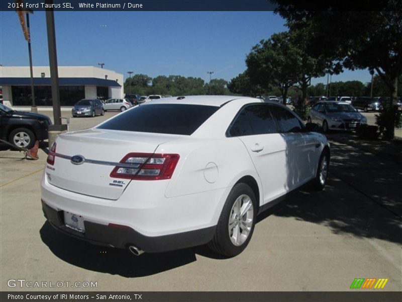 White Platinum / Dune 2014 Ford Taurus SEL
