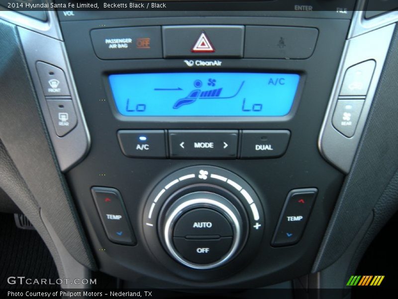 Becketts Black / Black 2014 Hyundai Santa Fe Limited