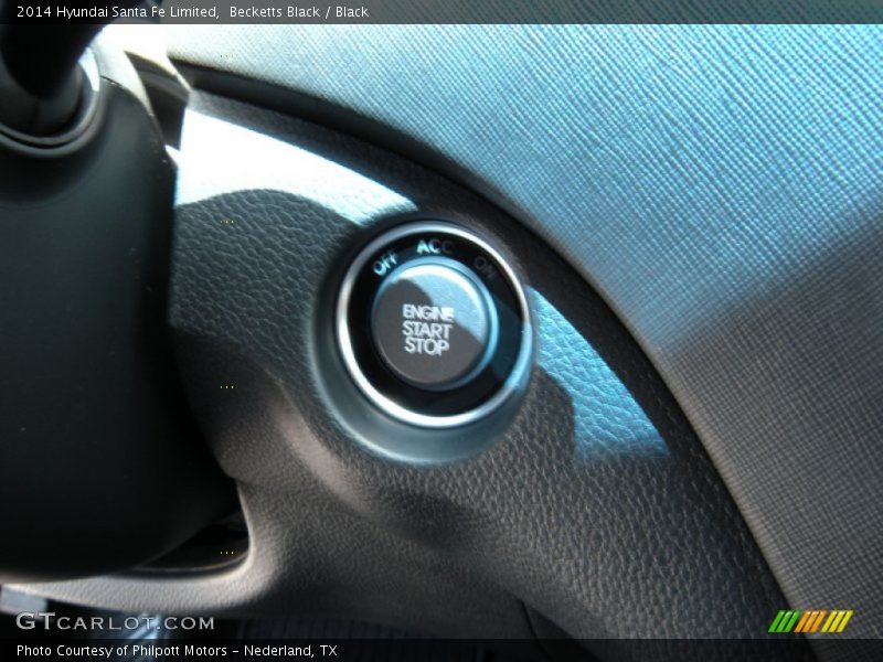 Becketts Black / Black 2014 Hyundai Santa Fe Limited