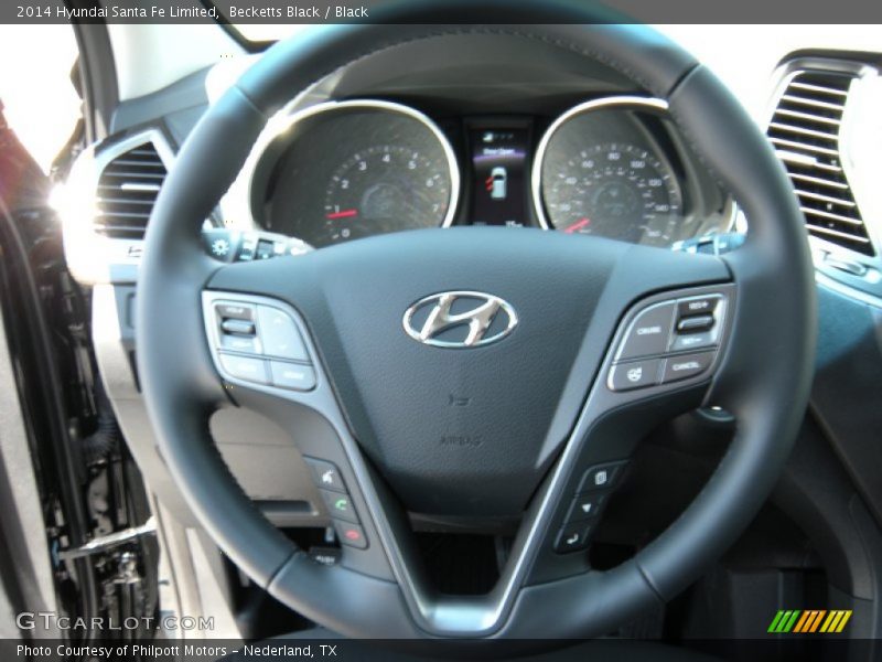 Becketts Black / Black 2014 Hyundai Santa Fe Limited