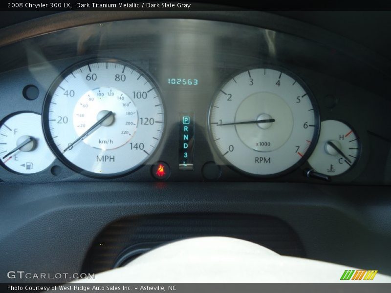 Dark Titanium Metallic / Dark Slate Gray 2008 Chrysler 300 LX