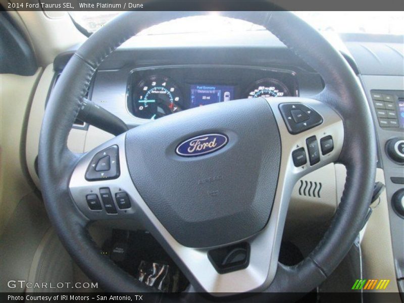 White Platinum / Dune 2014 Ford Taurus SEL