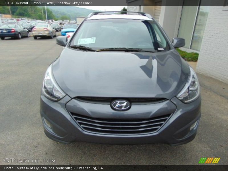 Shadow Gray / Black 2014 Hyundai Tucson SE AWD