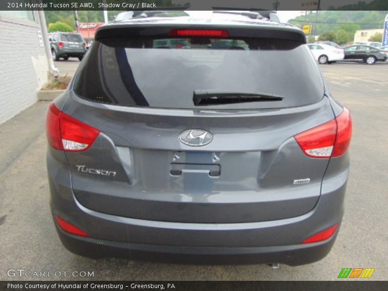 Shadow Gray / Black 2014 Hyundai Tucson SE AWD