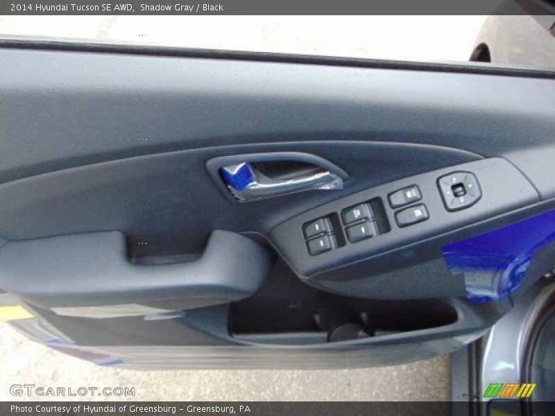 Shadow Gray / Black 2014 Hyundai Tucson SE AWD