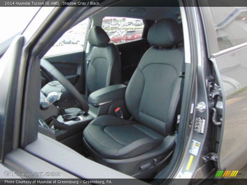 Shadow Gray / Black 2014 Hyundai Tucson SE AWD