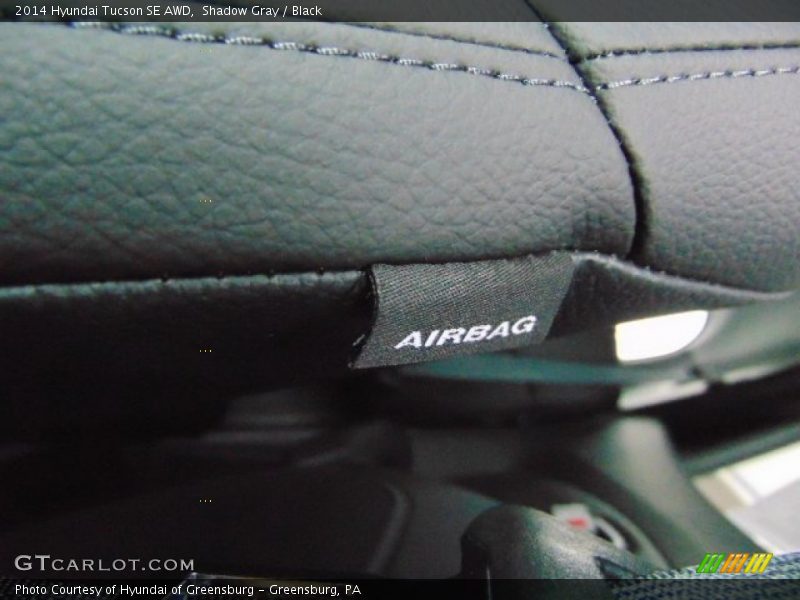 Shadow Gray / Black 2014 Hyundai Tucson SE AWD