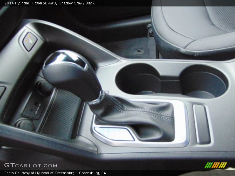 Shadow Gray / Black 2014 Hyundai Tucson SE AWD