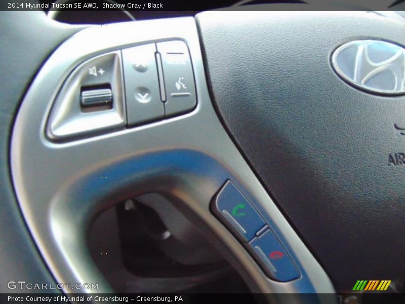 Shadow Gray / Black 2014 Hyundai Tucson SE AWD