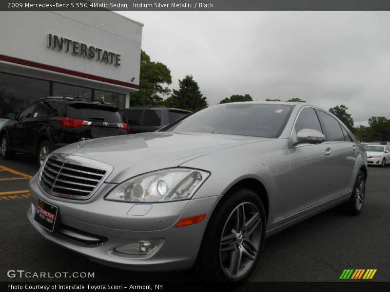 Iridium Silver Metallic / Black 2009 Mercedes-Benz S 550 4Matic Sedan