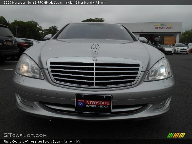 Iridium Silver Metallic / Black 2009 Mercedes-Benz S 550 4Matic Sedan