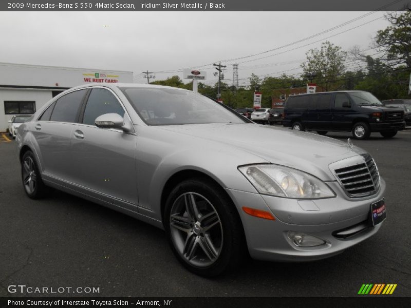 Iridium Silver Metallic / Black 2009 Mercedes-Benz S 550 4Matic Sedan