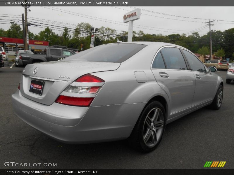 Iridium Silver Metallic / Black 2009 Mercedes-Benz S 550 4Matic Sedan