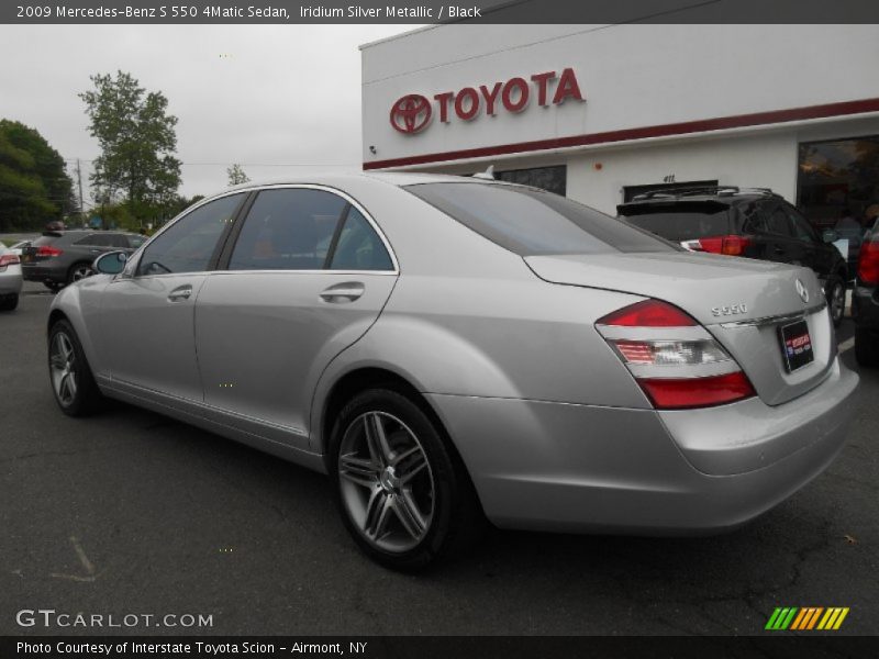 Iridium Silver Metallic / Black 2009 Mercedes-Benz S 550 4Matic Sedan