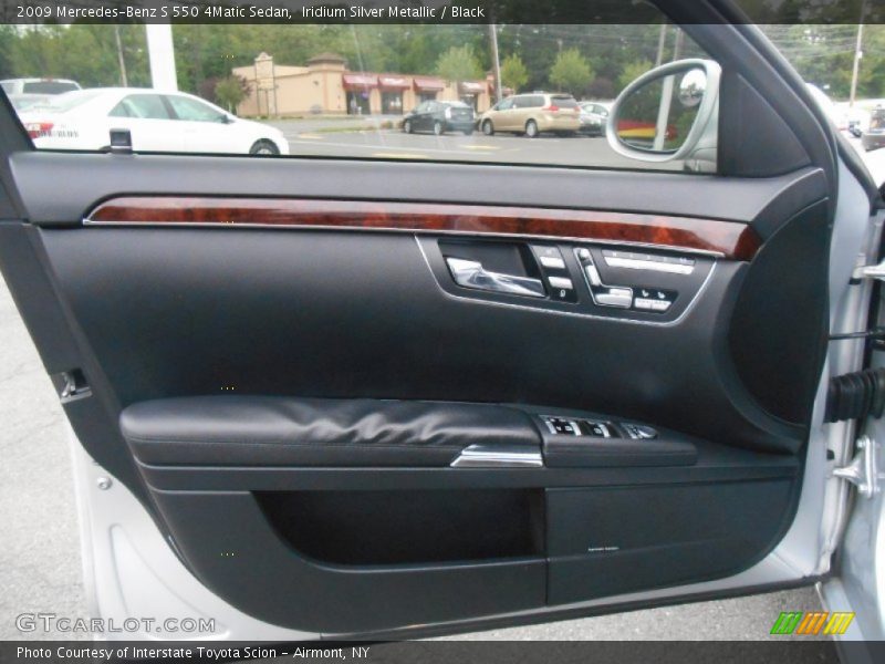 Iridium Silver Metallic / Black 2009 Mercedes-Benz S 550 4Matic Sedan