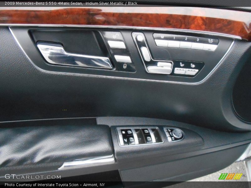 Iridium Silver Metallic / Black 2009 Mercedes-Benz S 550 4Matic Sedan
