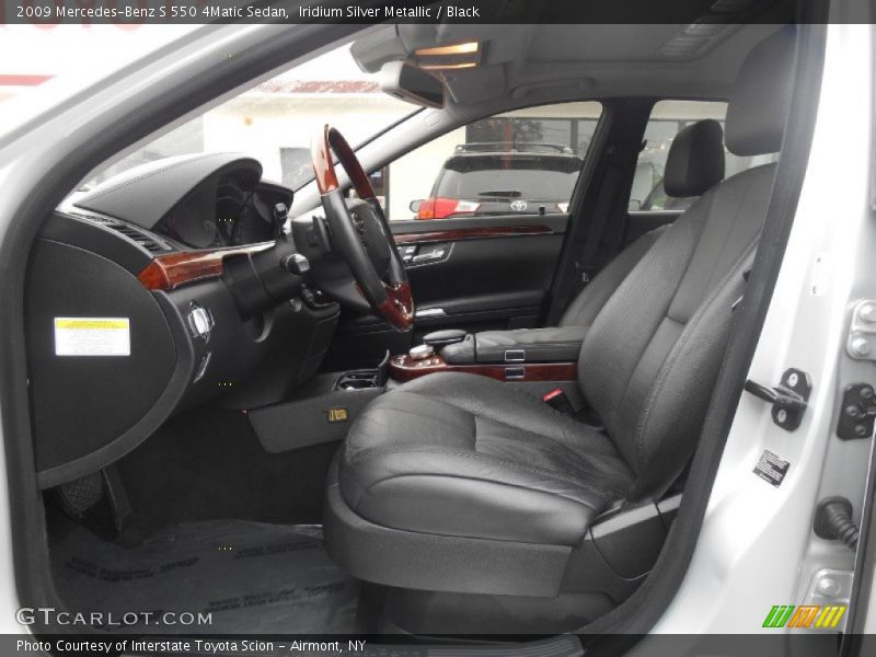 Iridium Silver Metallic / Black 2009 Mercedes-Benz S 550 4Matic Sedan