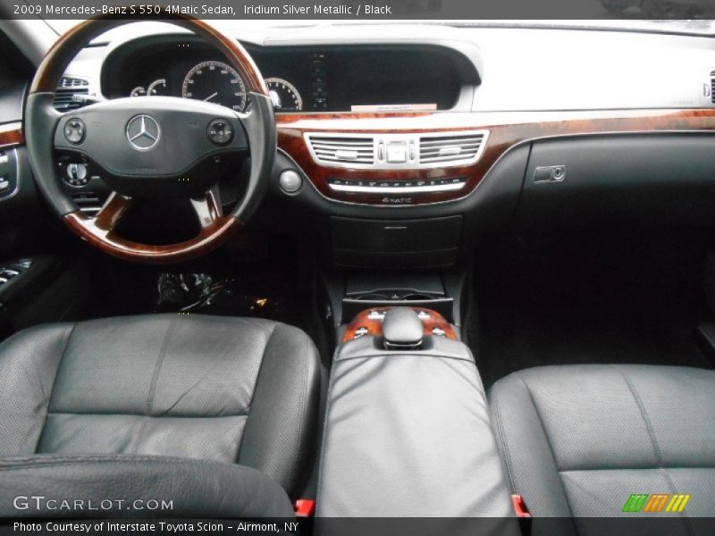 Iridium Silver Metallic / Black 2009 Mercedes-Benz S 550 4Matic Sedan