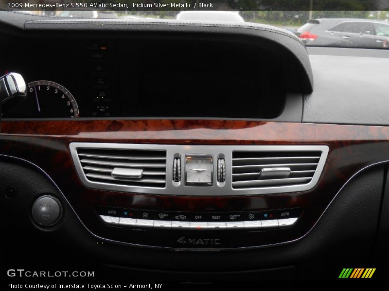 Iridium Silver Metallic / Black 2009 Mercedes-Benz S 550 4Matic Sedan
