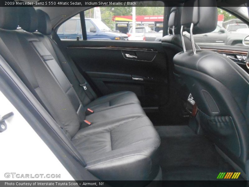 Iridium Silver Metallic / Black 2009 Mercedes-Benz S 550 4Matic Sedan