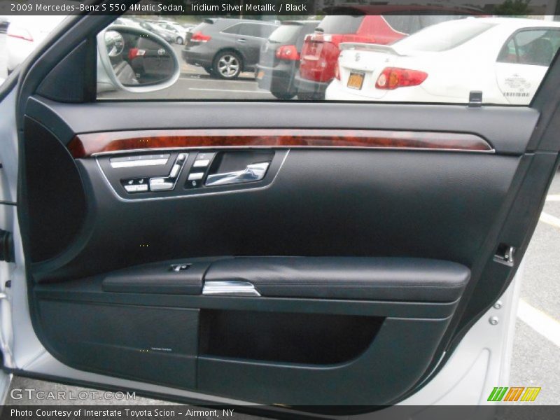 Iridium Silver Metallic / Black 2009 Mercedes-Benz S 550 4Matic Sedan