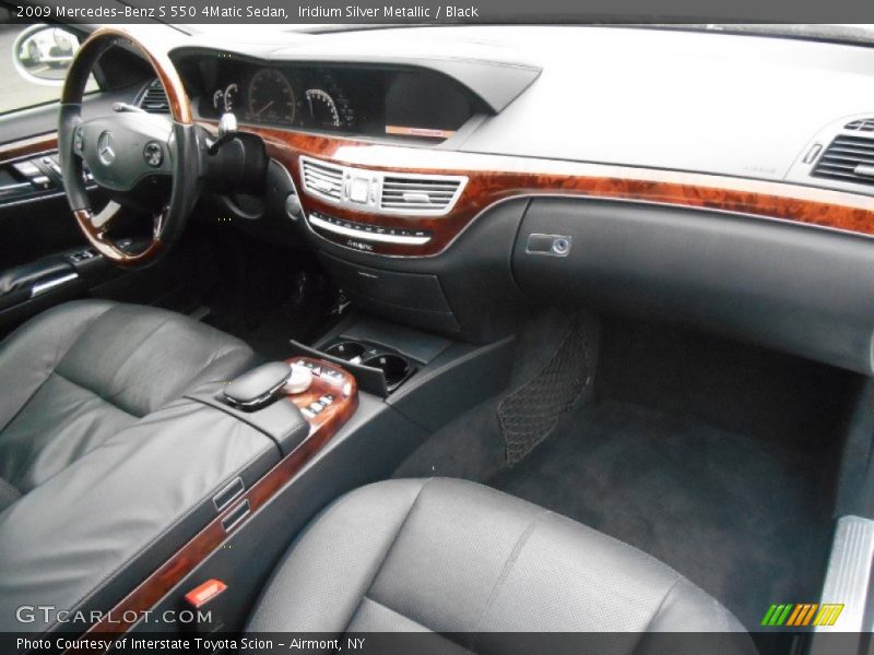 Iridium Silver Metallic / Black 2009 Mercedes-Benz S 550 4Matic Sedan