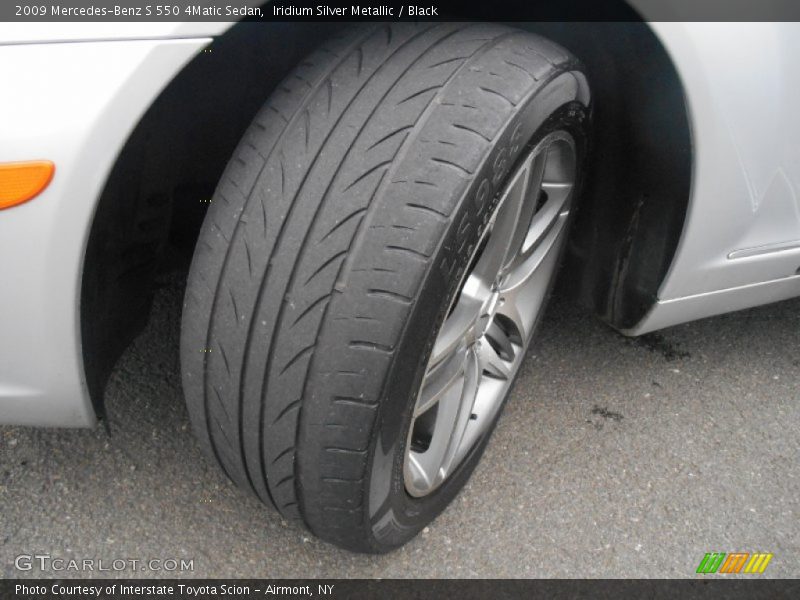 Iridium Silver Metallic / Black 2009 Mercedes-Benz S 550 4Matic Sedan