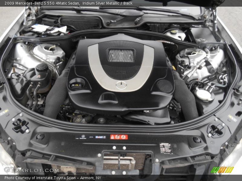 Iridium Silver Metallic / Black 2009 Mercedes-Benz S 550 4Matic Sedan