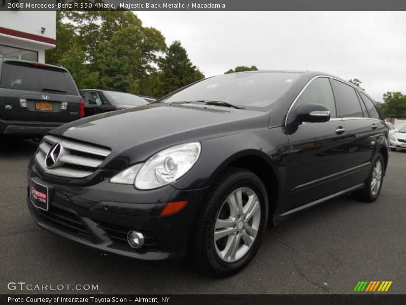 Majestic Black Metallic / Macadamia 2008 Mercedes-Benz R 350 4Matic